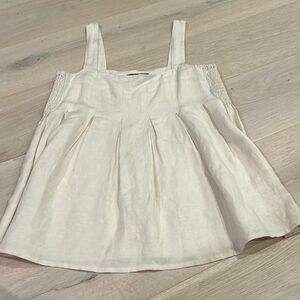 Hatch maternity linen tank top size 0